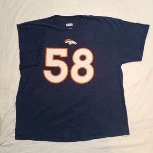 Denver Broncos T-shirt Von Miller #58